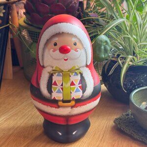 Russell Stover Holiday Character Tin, Santa Claus, Circa 2019